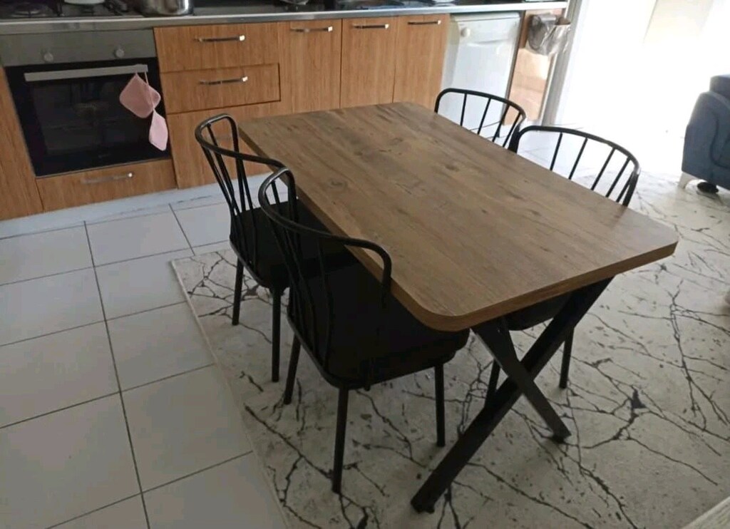 4 kişilik masa sandalye - 3