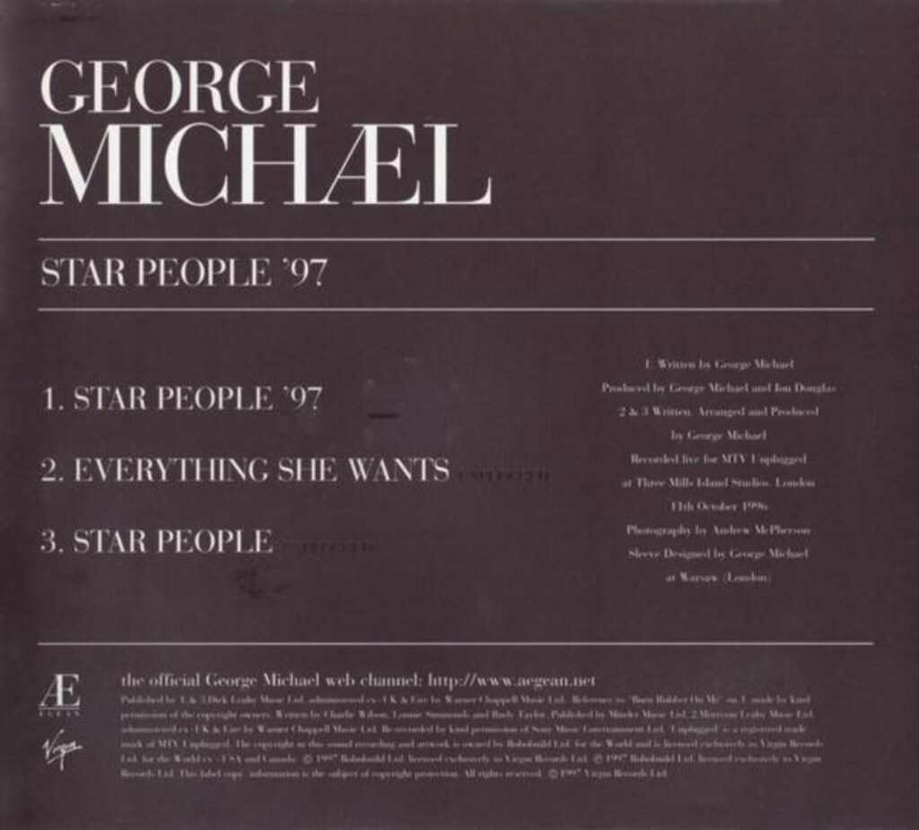 George Michael / SINGLE / Star People '97 - 2