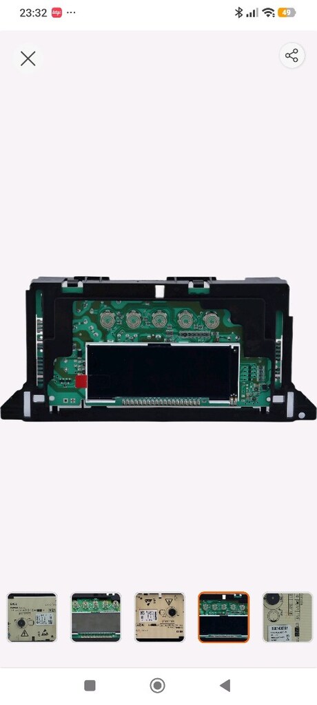 Bosch ankastre fırın kontrol kartı - 2