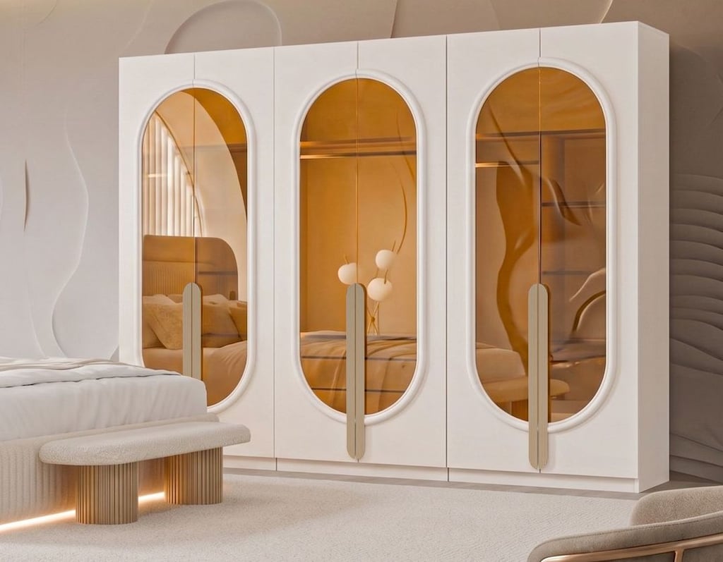 Sıfır, %100 MDF , 6 Kapılı Gardırop - Aytaşı - 6