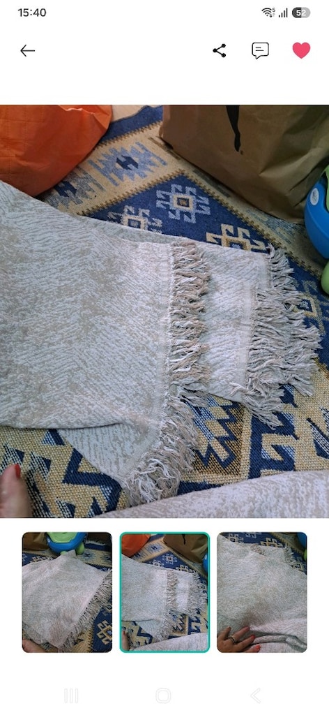 iki adet koltuk örtüsü bej renk - 2