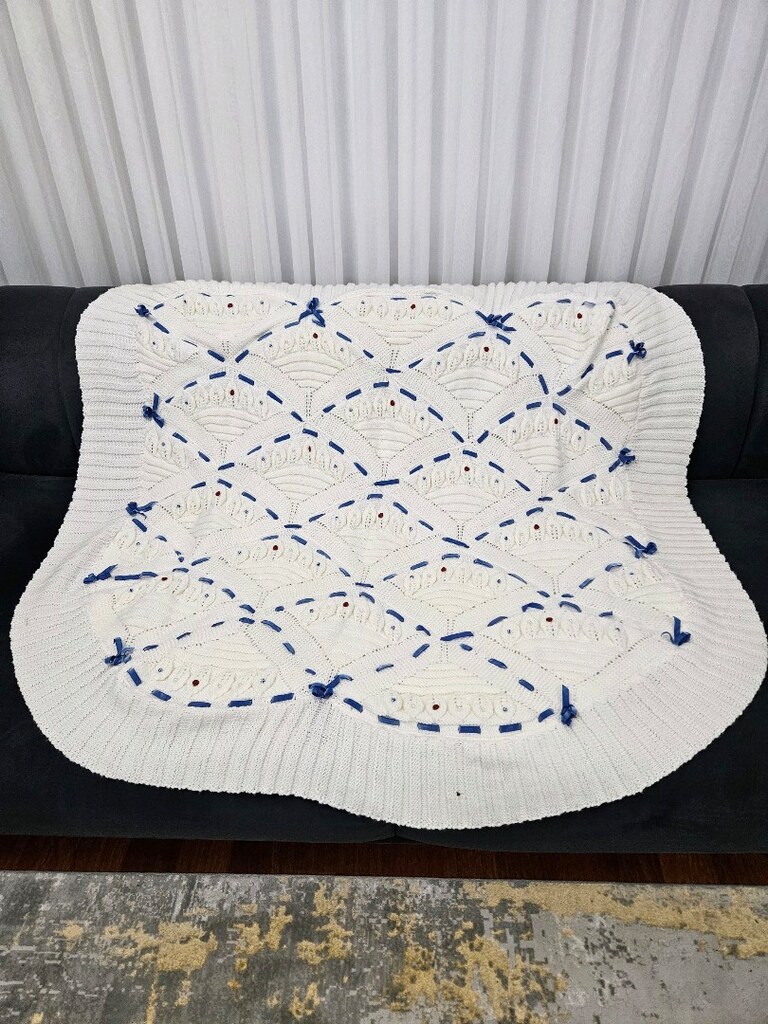 El Örgüsü Bebek Battaniyesi - 4