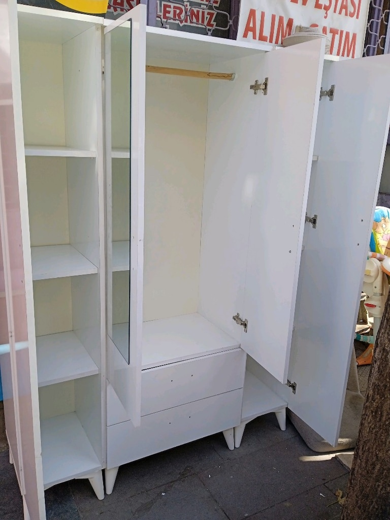 elbise dolabı 4 kapılı adrese teslim - 2