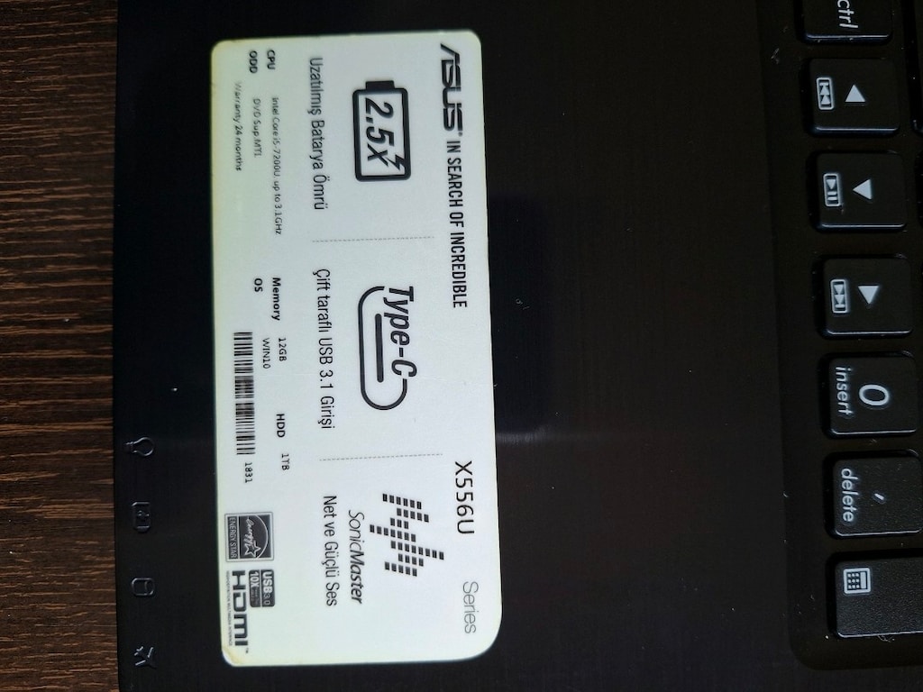 İ5-7.Nesil 1Tb.Hdd 12Gb. Ram Tertemiz - 3