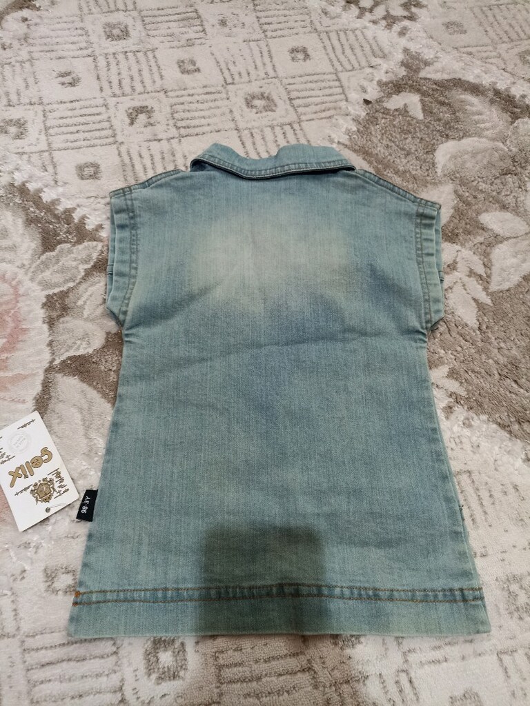 kız bebek kot elbise 1.5 yaş - 2