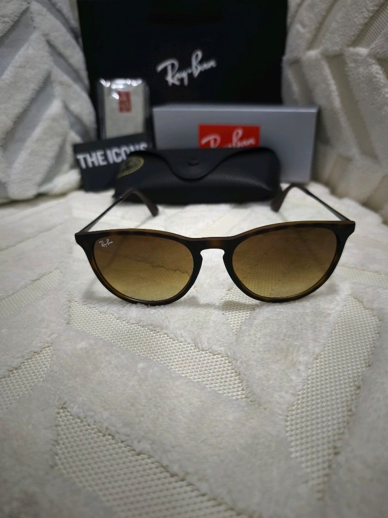 Ray-Ban Erıca Kahverengi Oval Güneş Gözlüğü orj ürün - 3