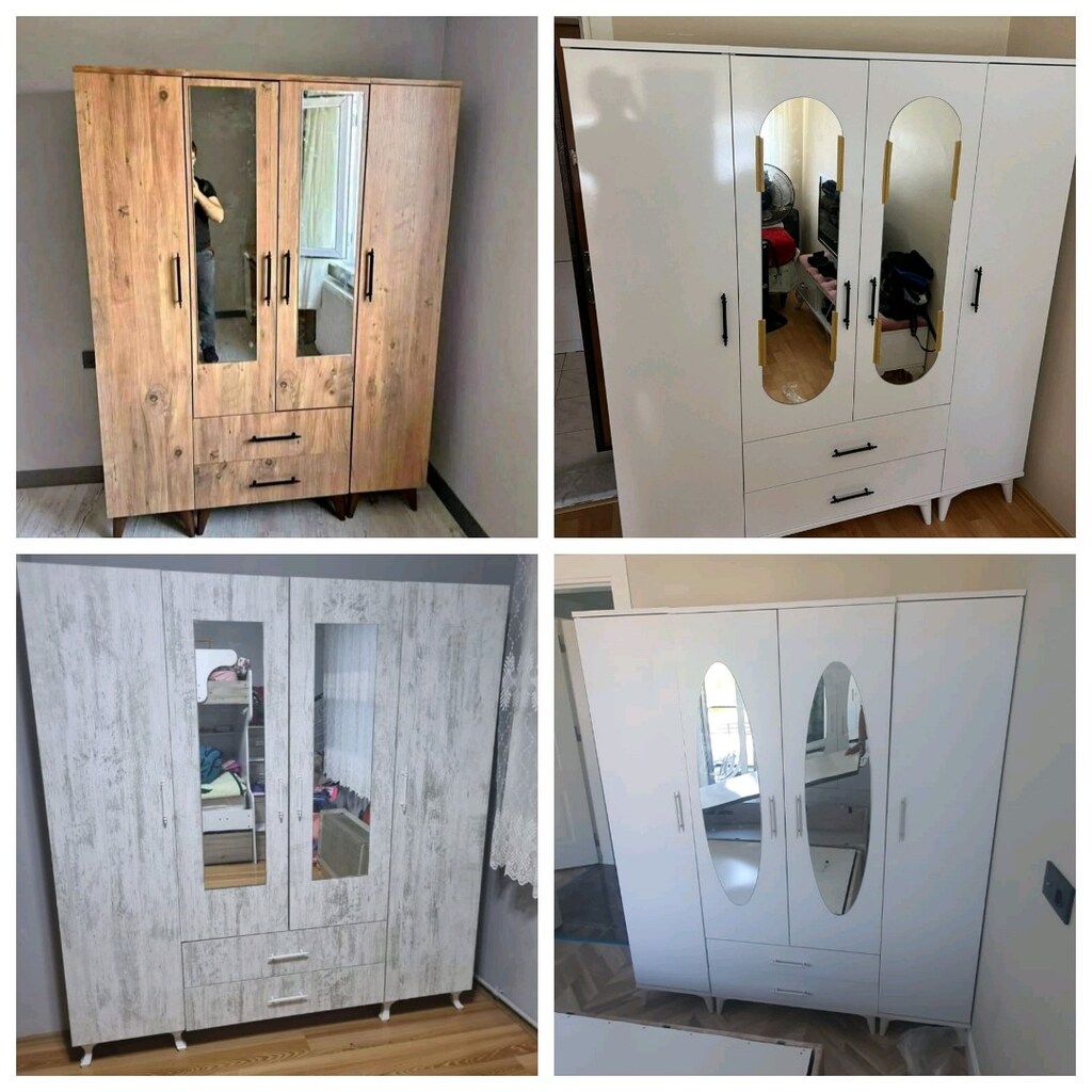 imalattan sıfır 4 Kapılı Gardolap - 2