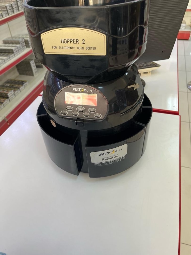 Bozuk para sayma makinası