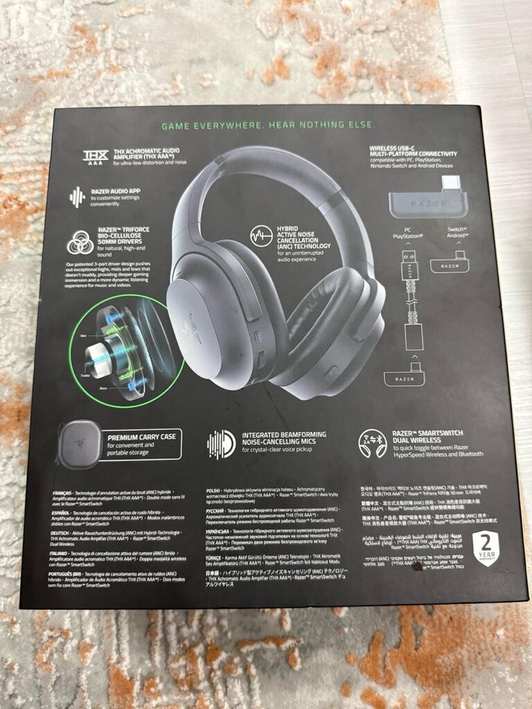 SIFIR RAZER BARRACUDA PRO KULAKLIK. - 8
