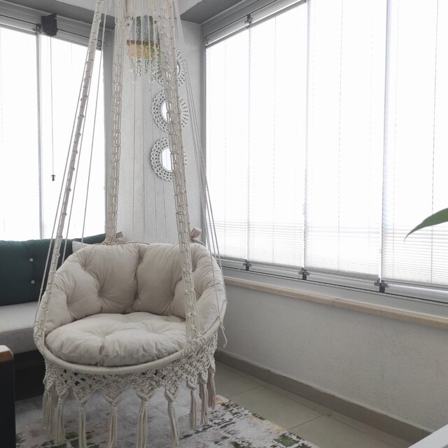 ev balkon bahce salıncagı