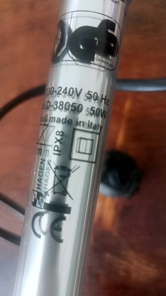 Fluval M50 premium Çelik Akvaryum Isıtıcı (50 watt) - 4