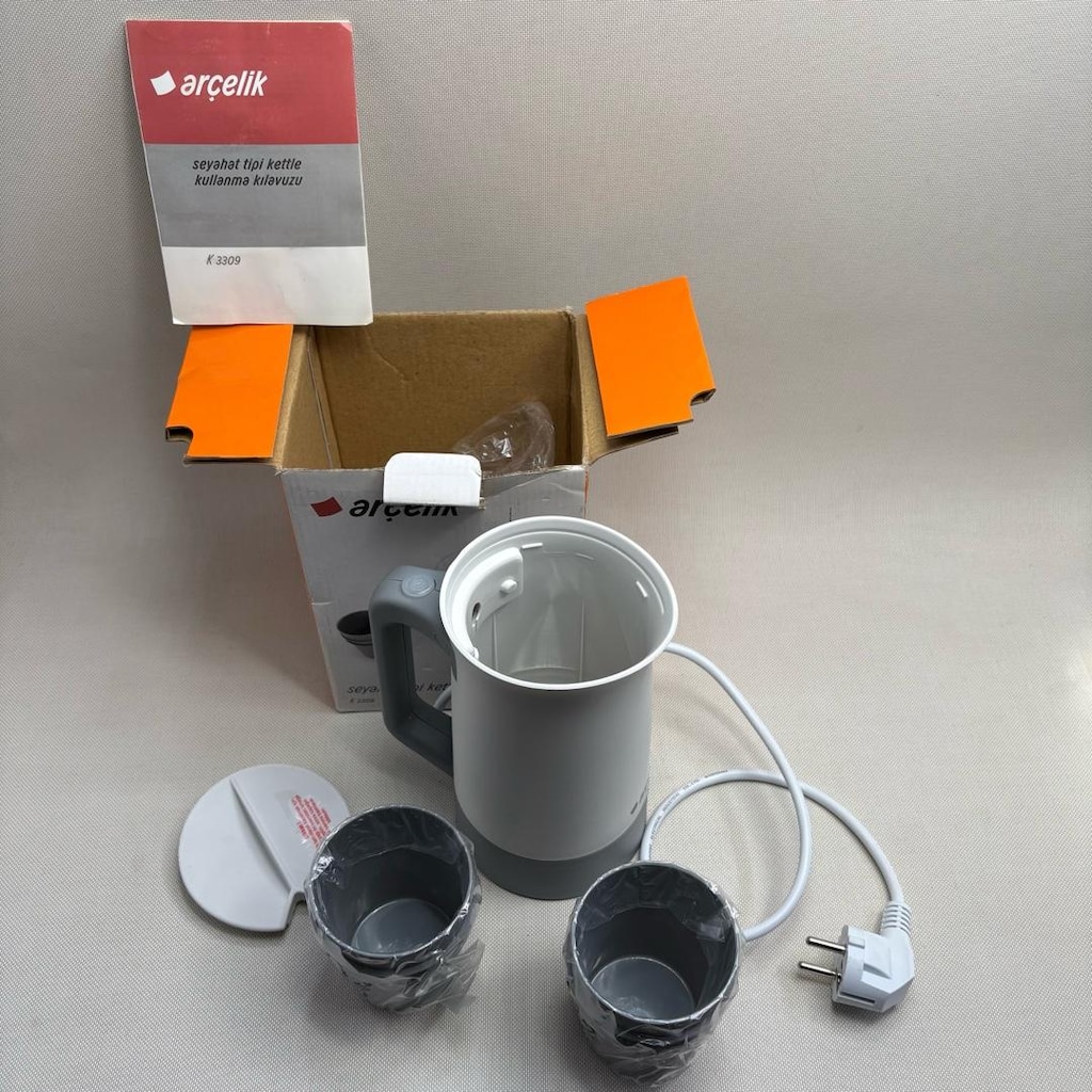 Arçelik seyahat tiki kartle su ısıtıcı 500ml - 5