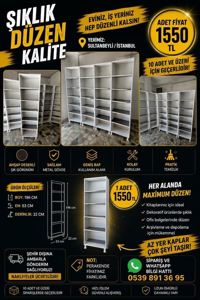 çok amaçlı raf sistemleri 196-60-27 - 2