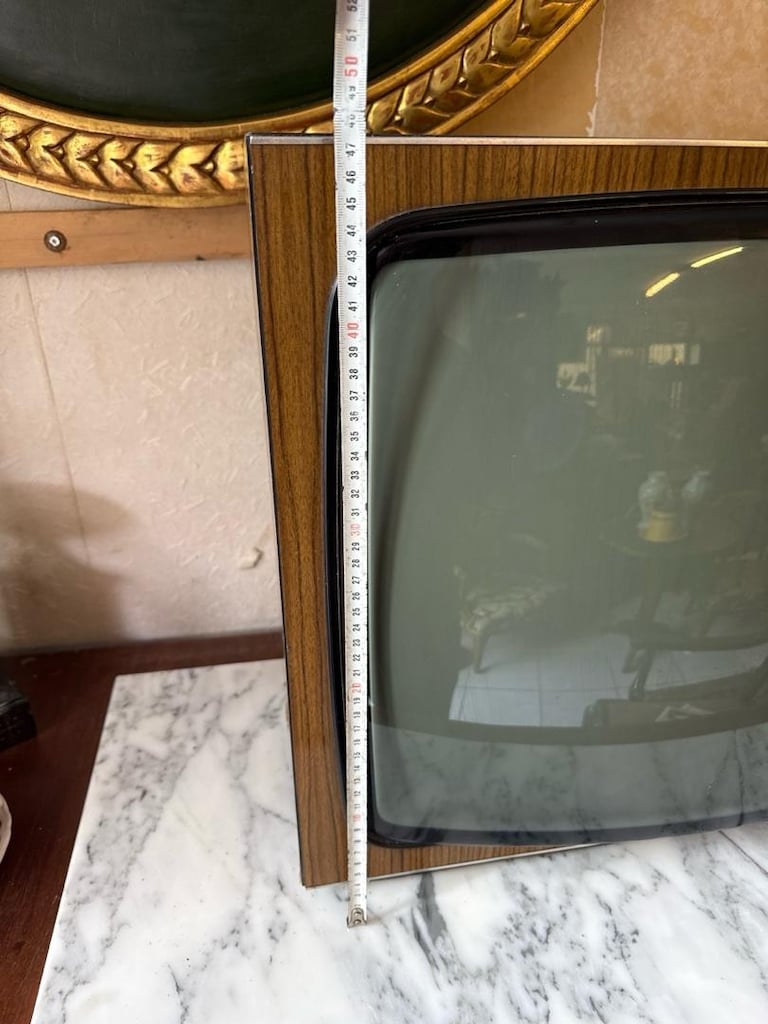 dekorluk eski tv ahsap kasa - 7