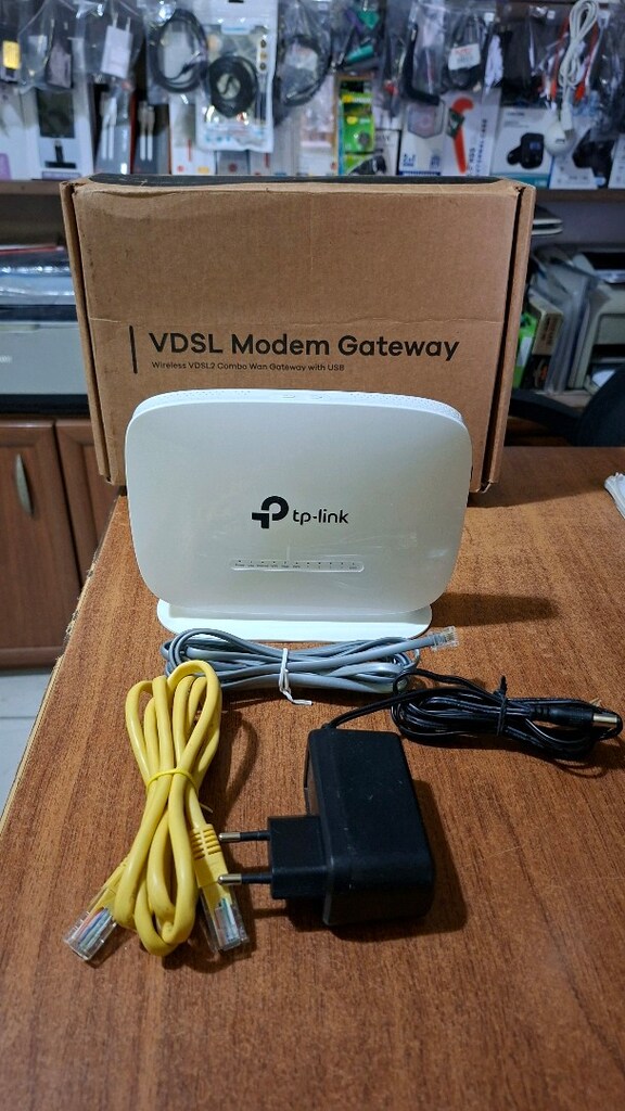 Tp-Link Vdsl + Fiber Modem 300 Mbps 2 - 7