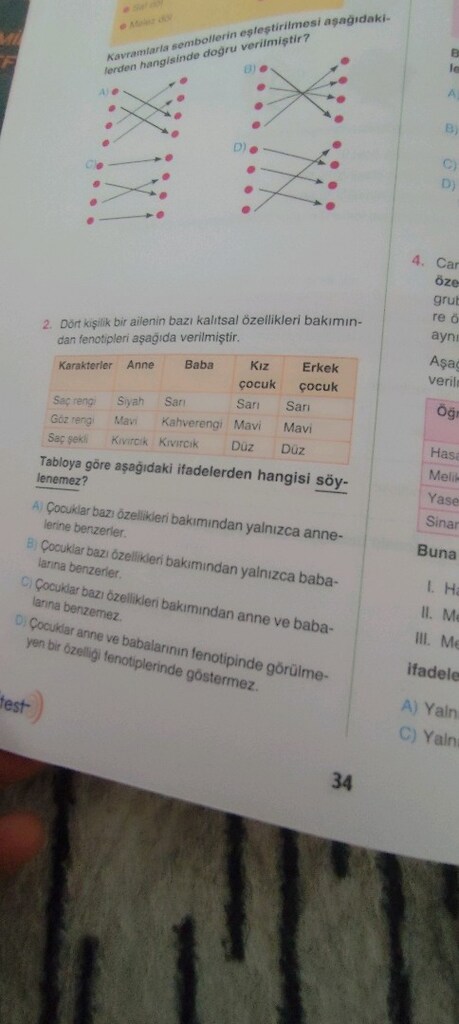8. sınıf test kitapları 3 adet - 3