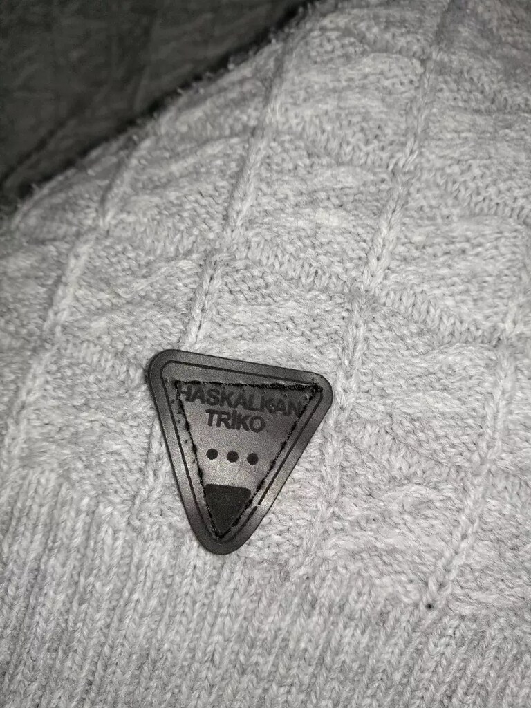 ERKEK BOĞAZLI  KAZAK GREY 2XL BEDEN - 2