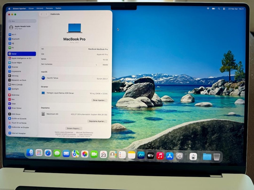 Apple MacBook Pro M1 16" 2021 16GB 512GB - 5