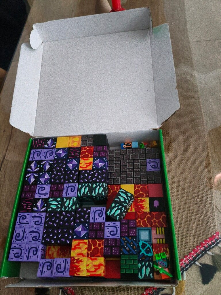 Minecraft manyetik blokları 1 kutu kaldı kutuda 150 parça 3 adet figür - 2