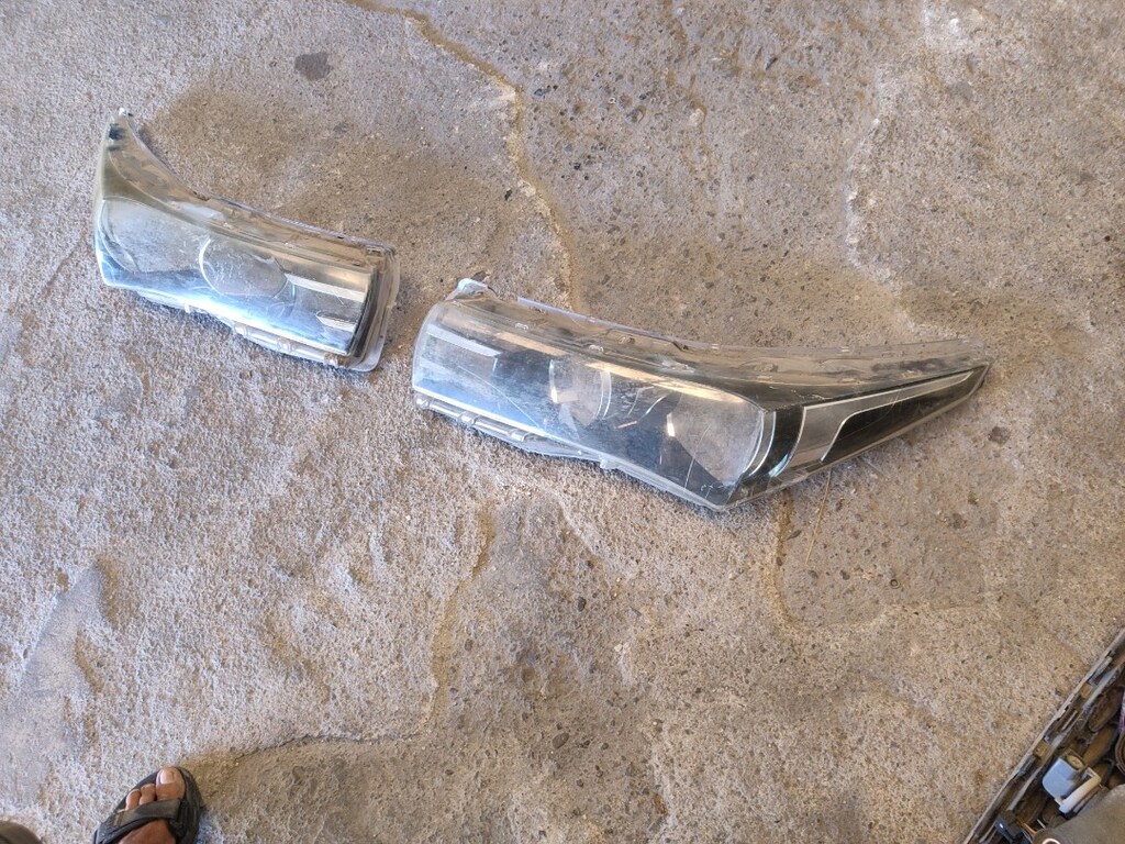 orjinal Toyota Corolla ön far camı,ledler ve far motorları - 3