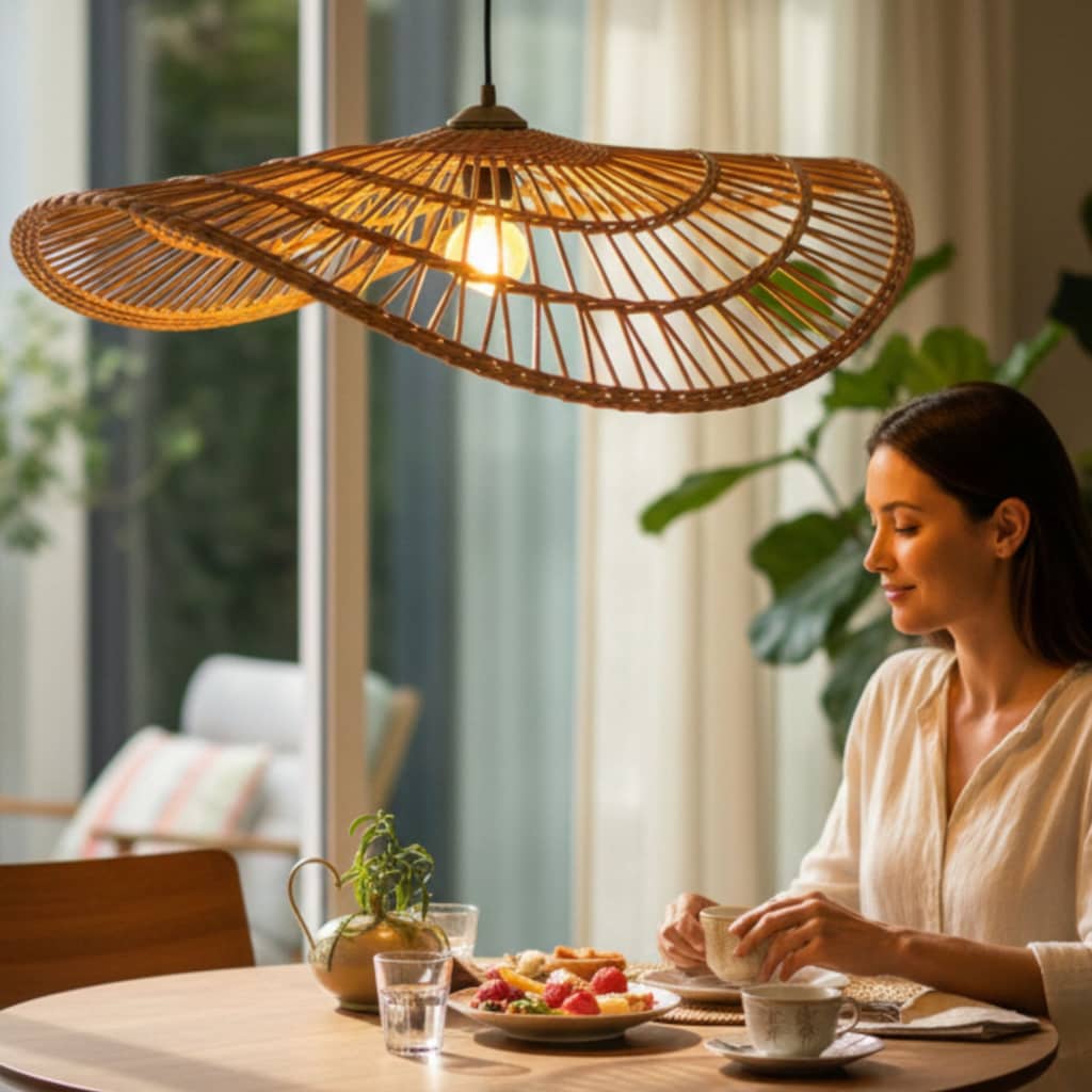 NATURA Rattan Avize 60-65 cm – Sıfır - 7