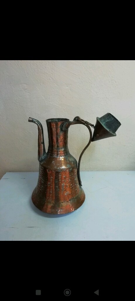 Antika bakır ibrik - 2