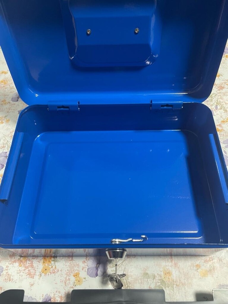çelik kasa 2 anahtarlı 25cm 18 cm yükseklik 9 cm - 3