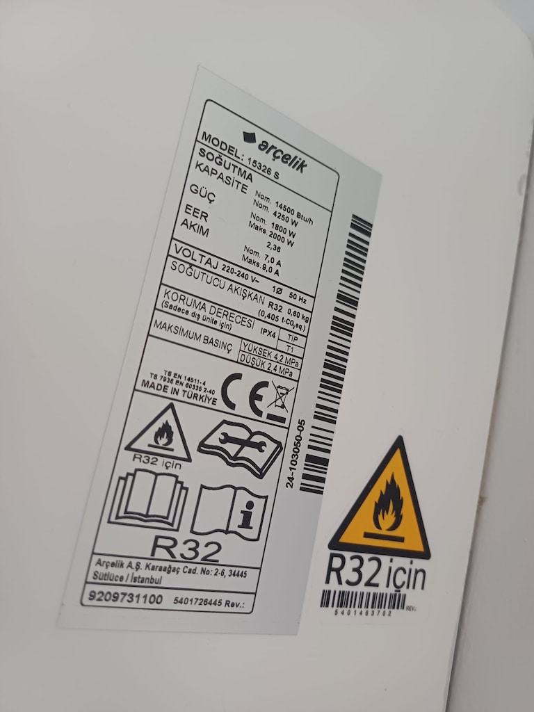 Arçelik 15325 S 15000 BTU Duvar Tipi Inverter Split Klima - 7
