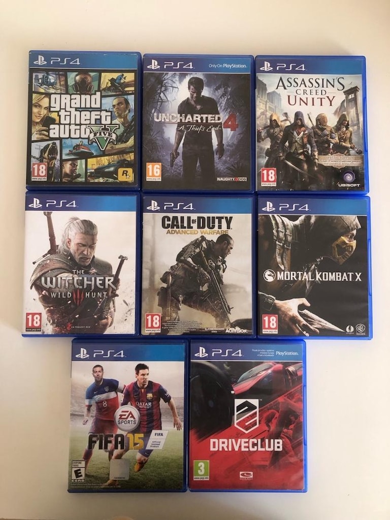 PLAYSTATION 4 - FAT KASA 500GB + 2.KOL + 8 ADET OYUN - 6