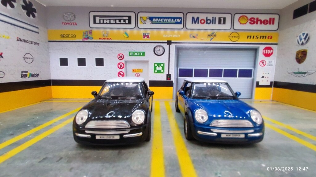 Mini Cooper S modeli metal diecast oyuncak araba - 9