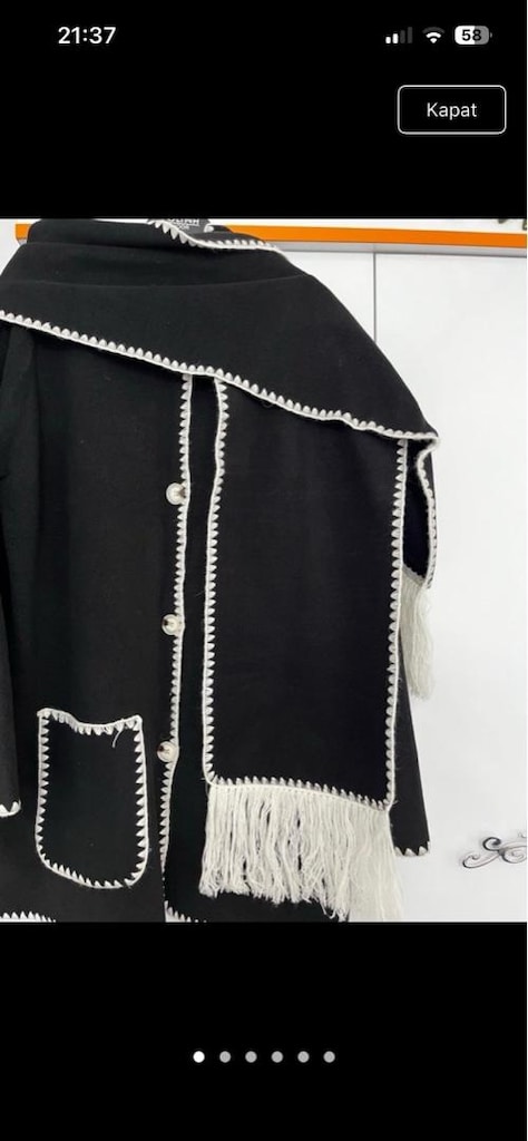 atkılı polar ceket — görsel 3/4