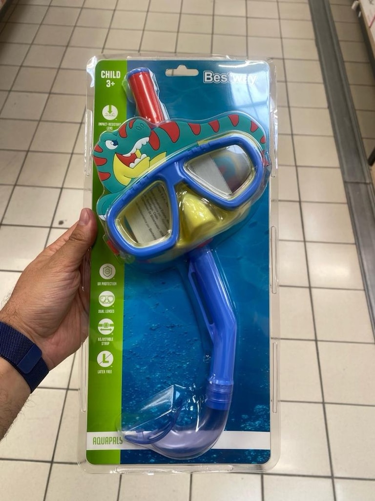 Bestway Çocuk Deniz Havuz Yüzücü Dalış Gözlüğü Şnorkel Set su sızdırmz