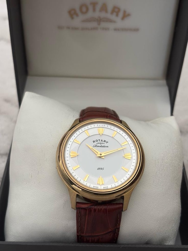 Rotary Swiss Made Çift Kadran Erkek Kol Saati - 2