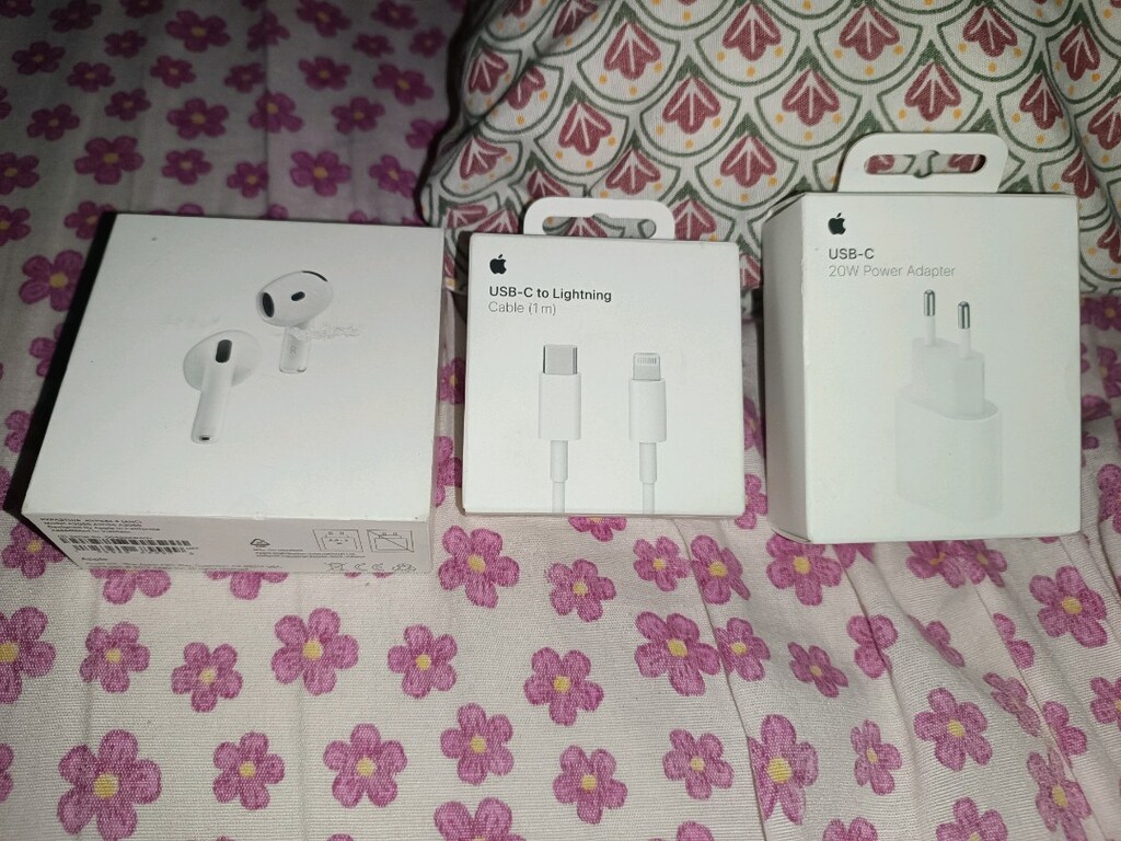 apple kulaklik şarz ve kablo boş kutu