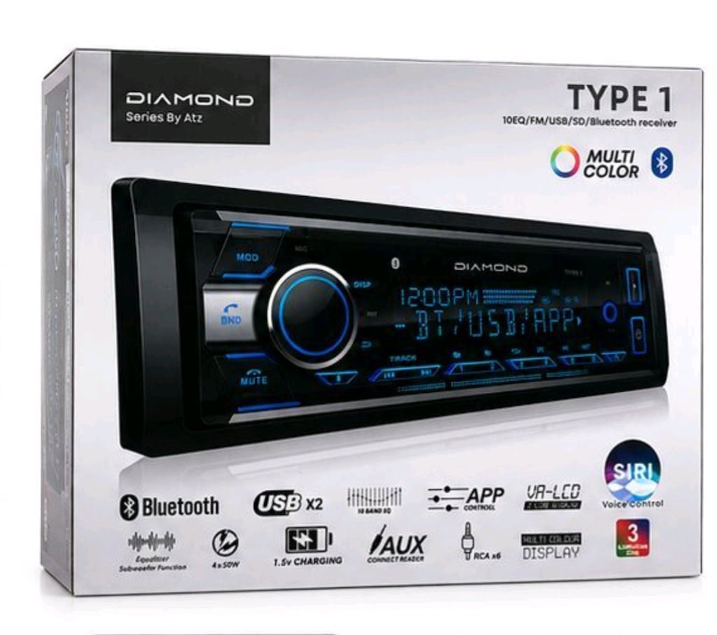 DİAMOND TYPE 1 DSP İŞLEMCİLİ BT 2 USB AUX 3 ANFİ CİKİSİ RENKLİ EKRAN - 2