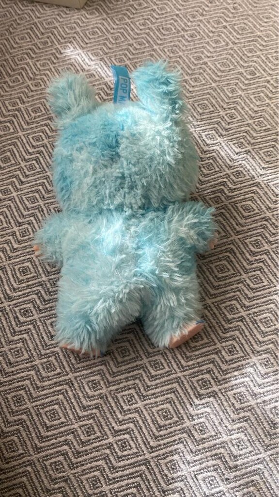 Pastel Mavi Peluş Oyuncak Labubu - 2