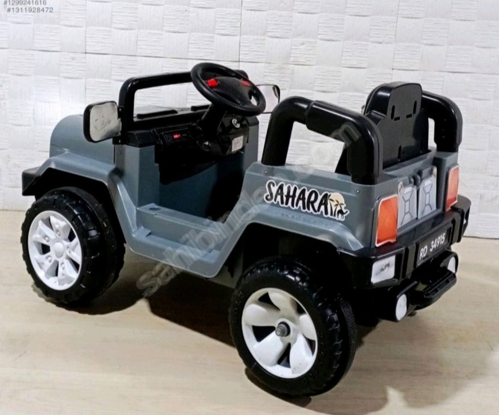 Akülü araba 12 volt çift motorlu aküsü sıfır paketinde - 4