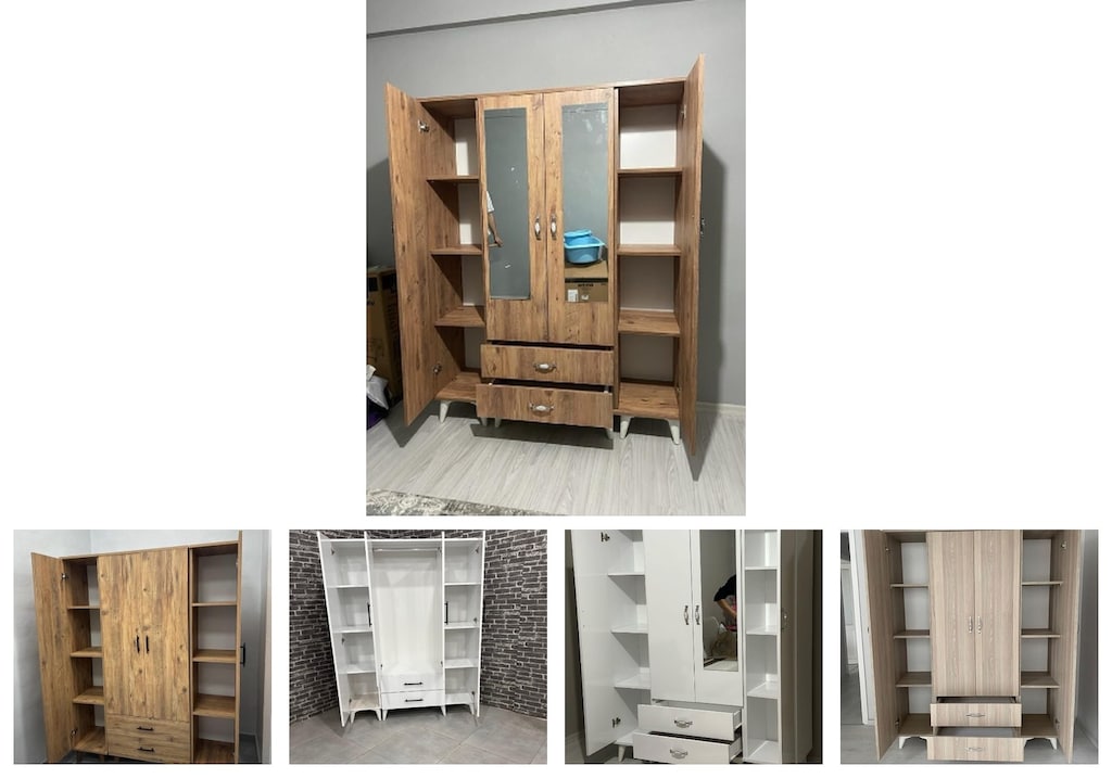 4 kapaklı elbise dolabı bwswzubjiy - 2
