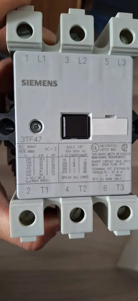 80 Amper Siemens kontaktor - 2