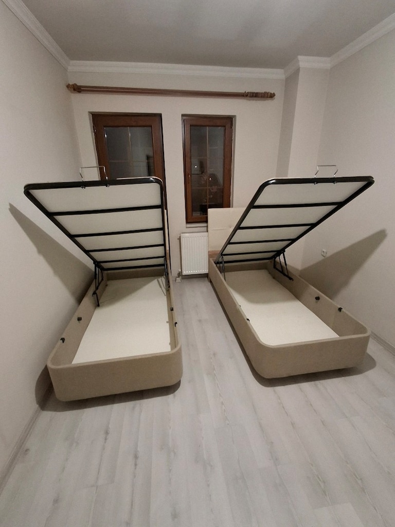 90x190 tek kişilik baza başlık yatak - 5