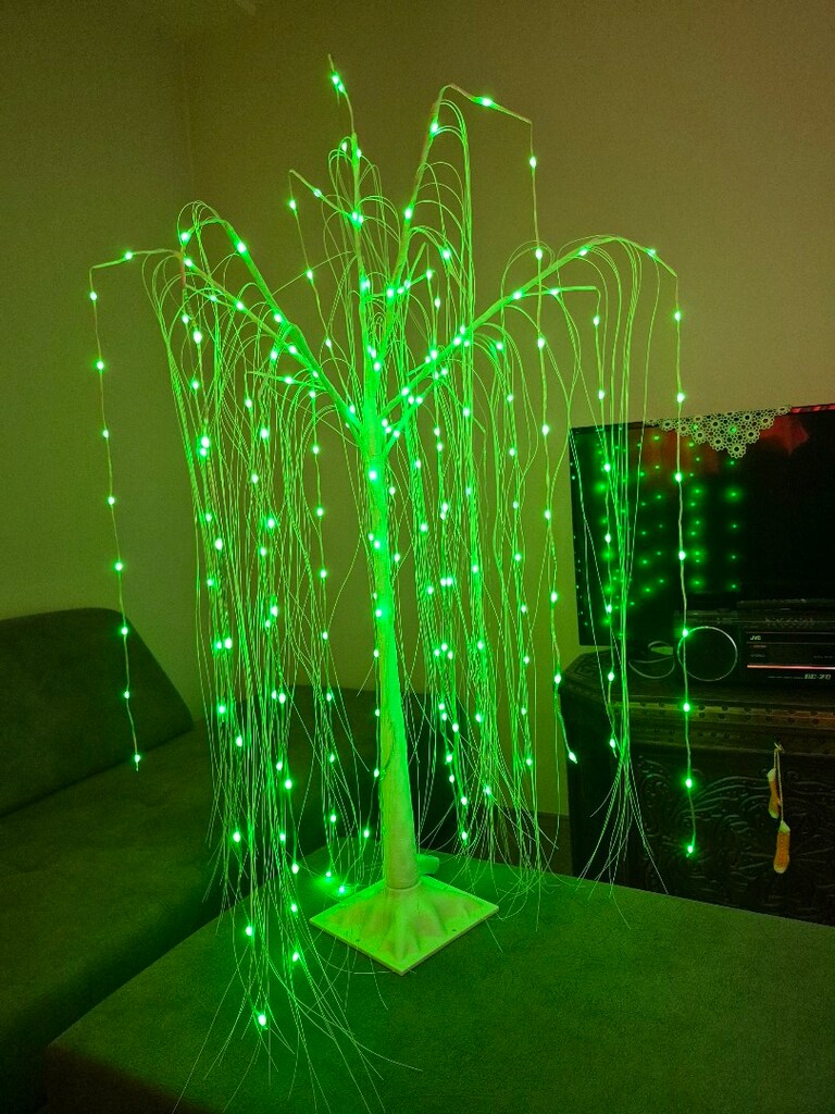 led ışıklı söğüt agacı - 5