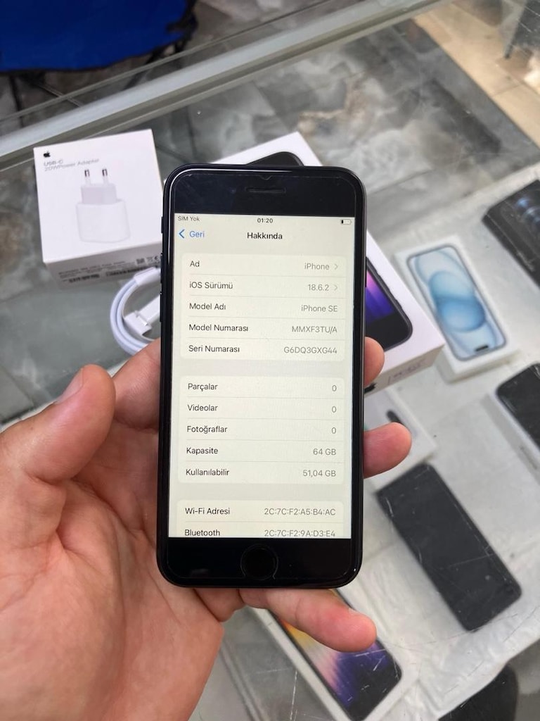 MÜHENDİSCELLDEN YURTİÇİ İPHONE SE 3.NESİL PİL %87 KUTU FATURA - 8