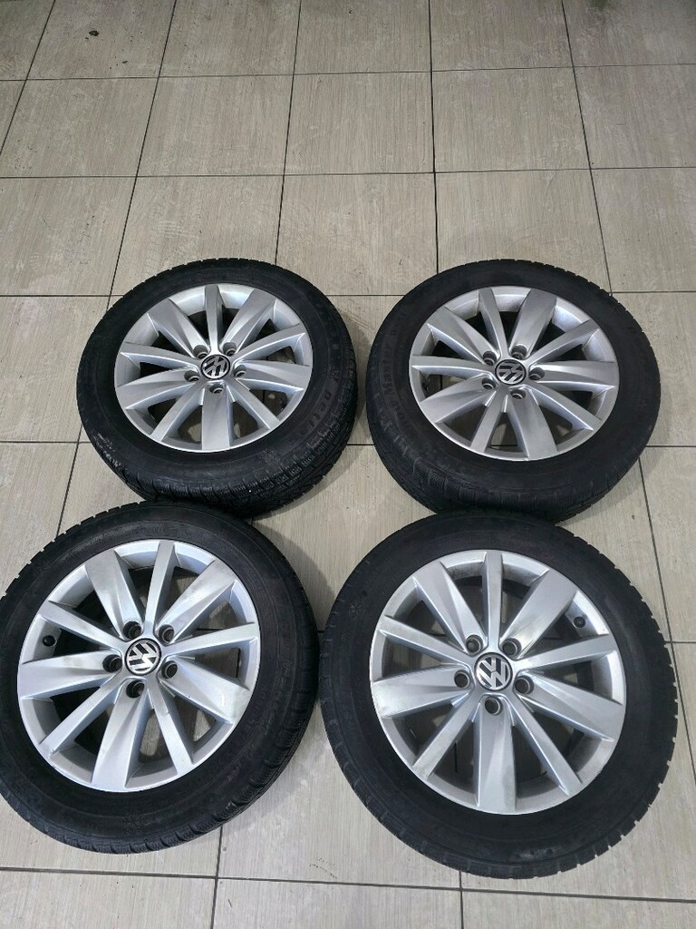 5×112 ORJİNAL VOLKSVAGEN jant sıfır ayarında kışlık 205 55 16 - 4