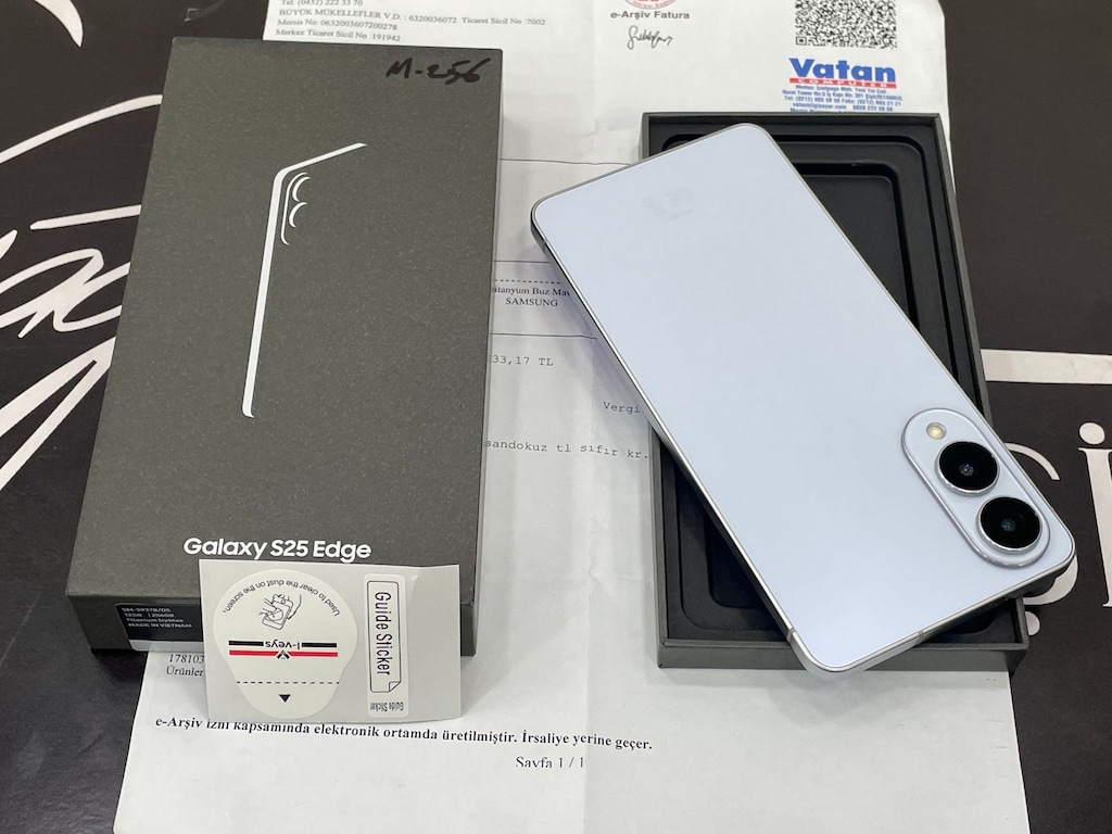 SAMSUNG GALAXY S25 EDGE 12/256GB KUTU FATURALI 15 AY GARANTİLİ - 3