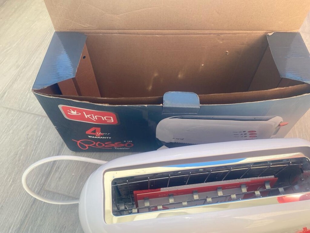 Kıng K 192 Rosso 870 W 1 Dilim Hazneli Ekmek Kızartma Makinesi Kırmızı - 3