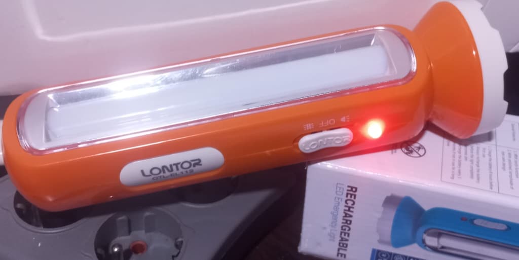 LONTOR EL112 16+6 LED Şarjlı Işıldak Fener (Yeni gibi - Yeni pil ) - 7