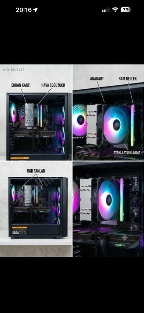 İLK GELEN ALIR PC MASA HEDİYELİ SIFIR AYARINDA GAMİNG SETUP - 3