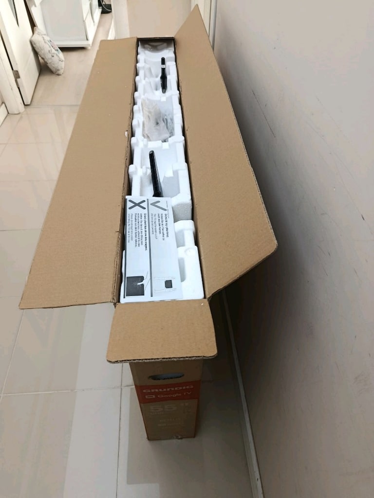 140 ekran Grundig marka Android Google smart 4k TV sıfır kutusunda - 3