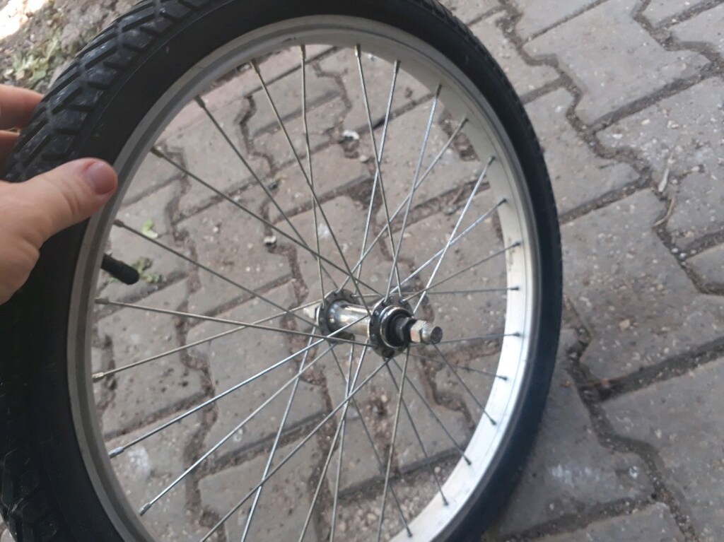 Bmx bisiklet alüminyum ön canti iç dış lastikli 20 numara - 16