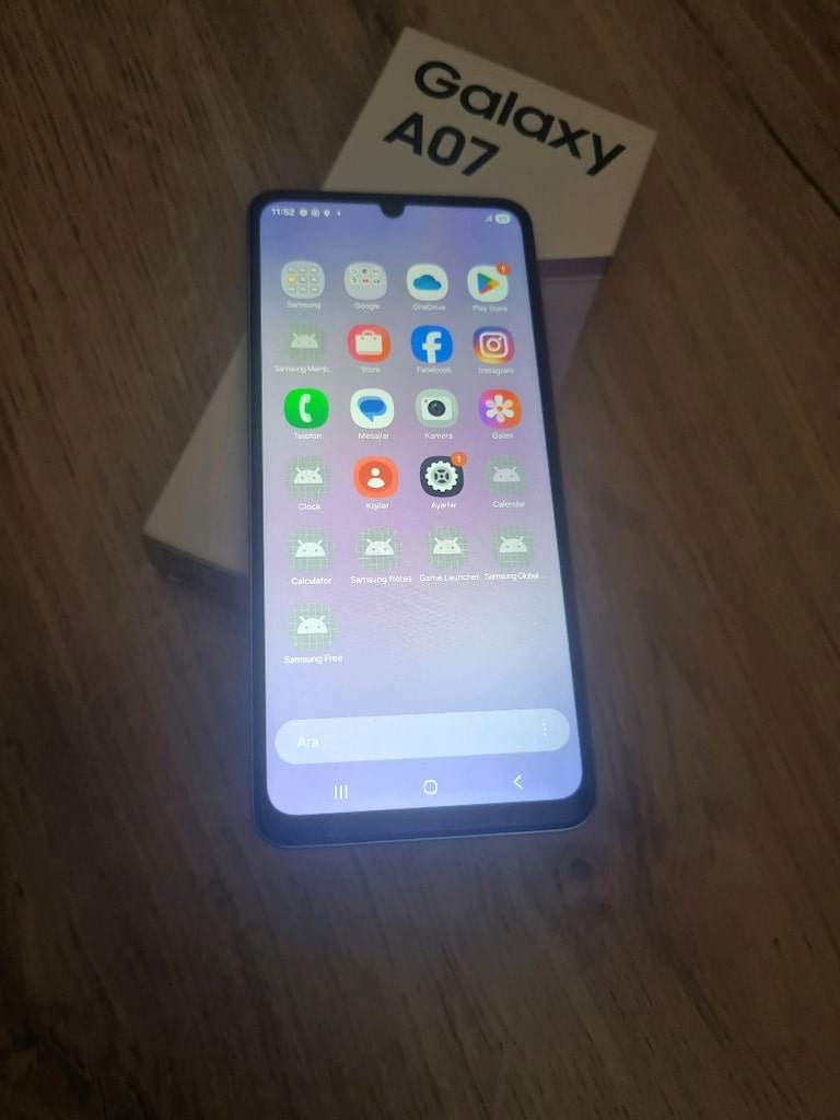 SIFIRDAN FARKSIZ YURTİÇİ 23AY GARANTİLİ 128GB 4RAM SAMSUNG A07 - 5
